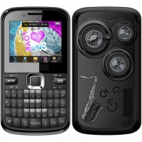 Celular 3 Chips Q5+ DJ com MP3/MP4, FM e TV 